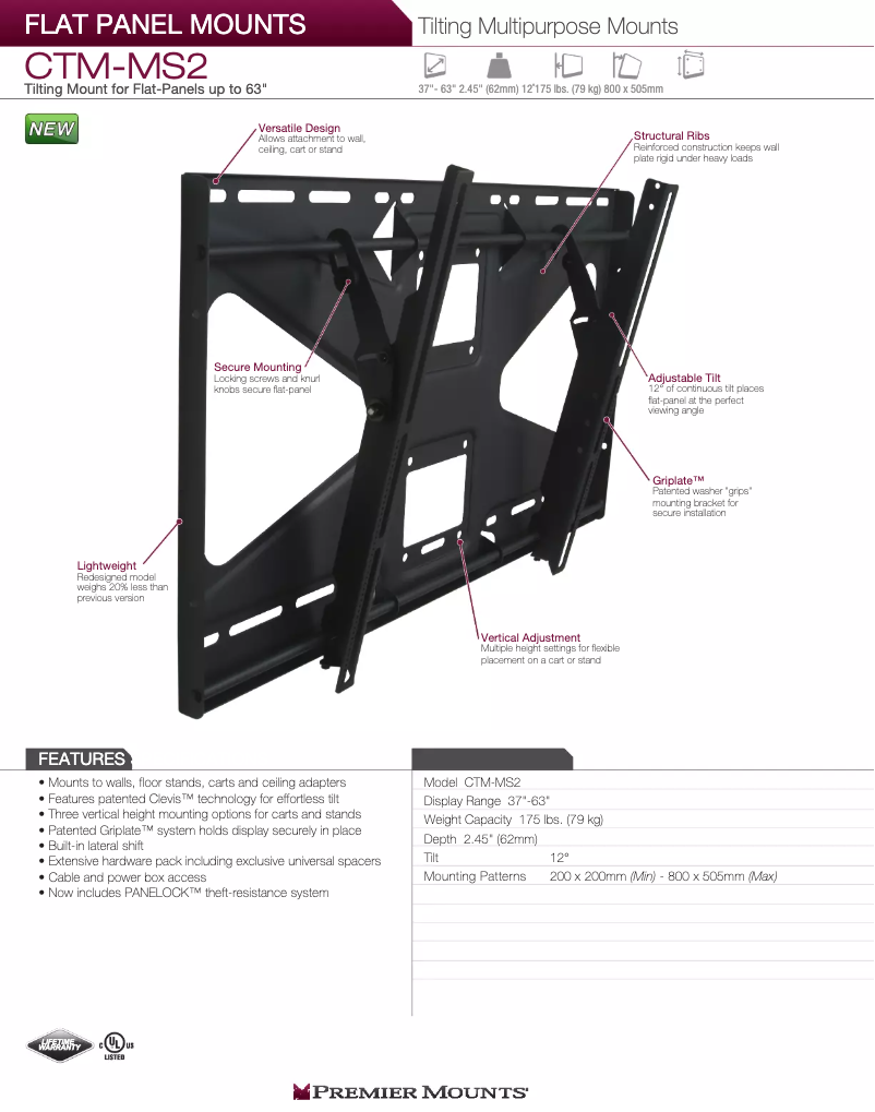 First page image of the manual for CTM-MS2