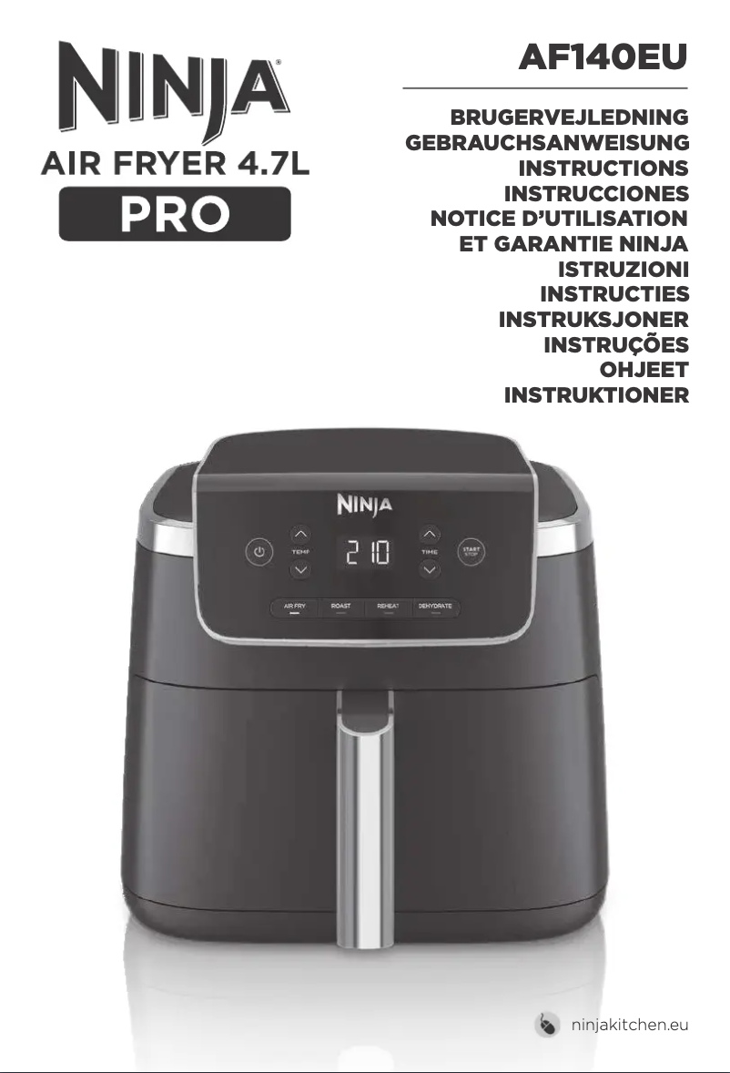 Page 1 of the manual User Manual Ninja AF140EU