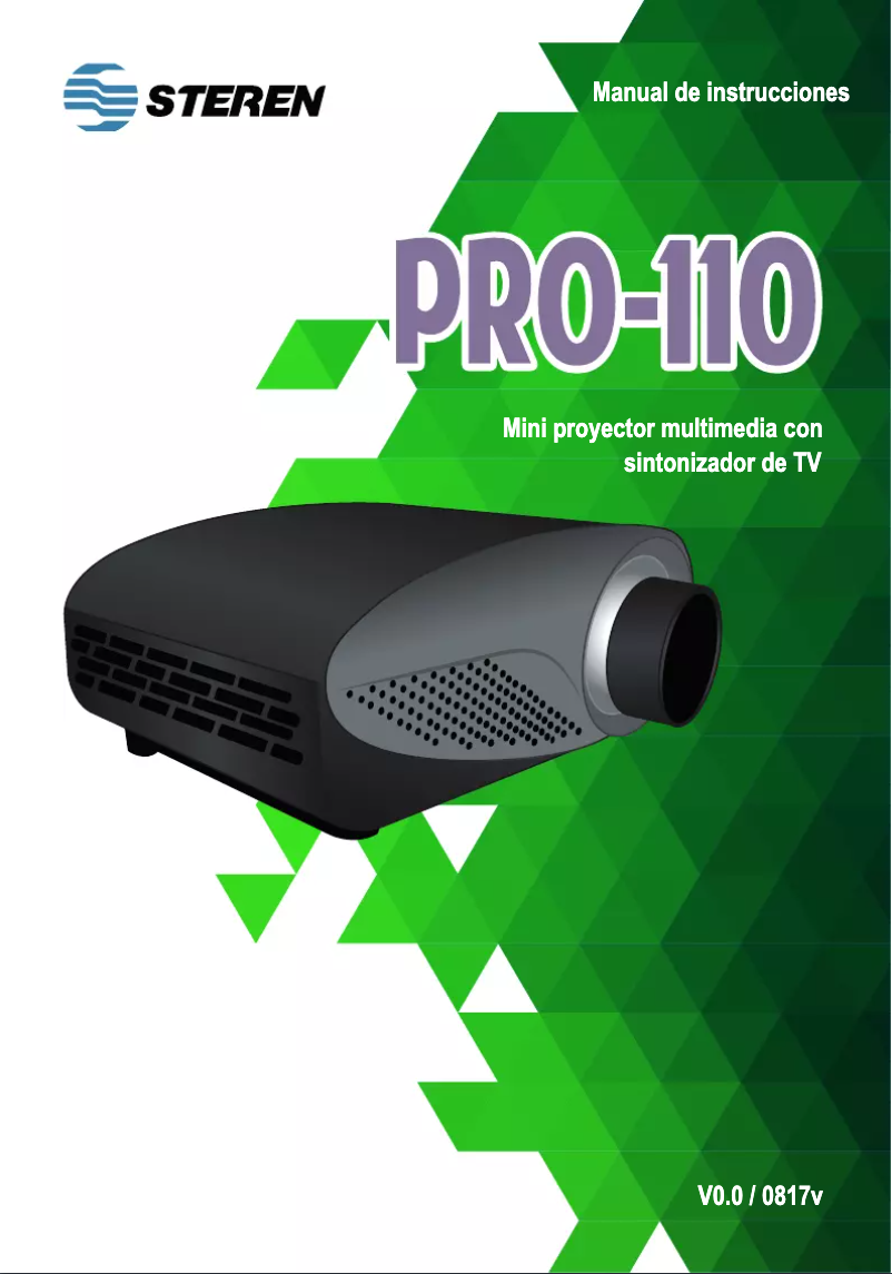 Page 1 of the manual User Manual Steren PRO-110