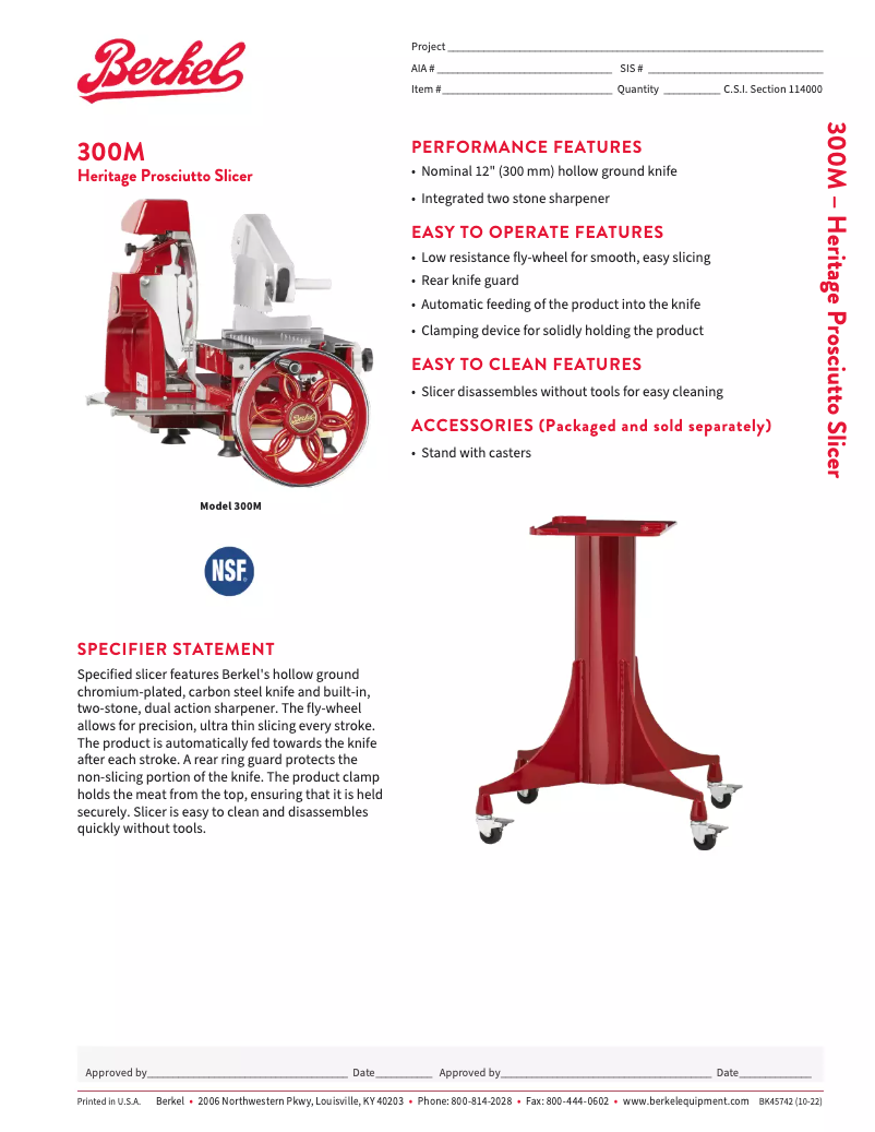 First page image of the manual for 300M