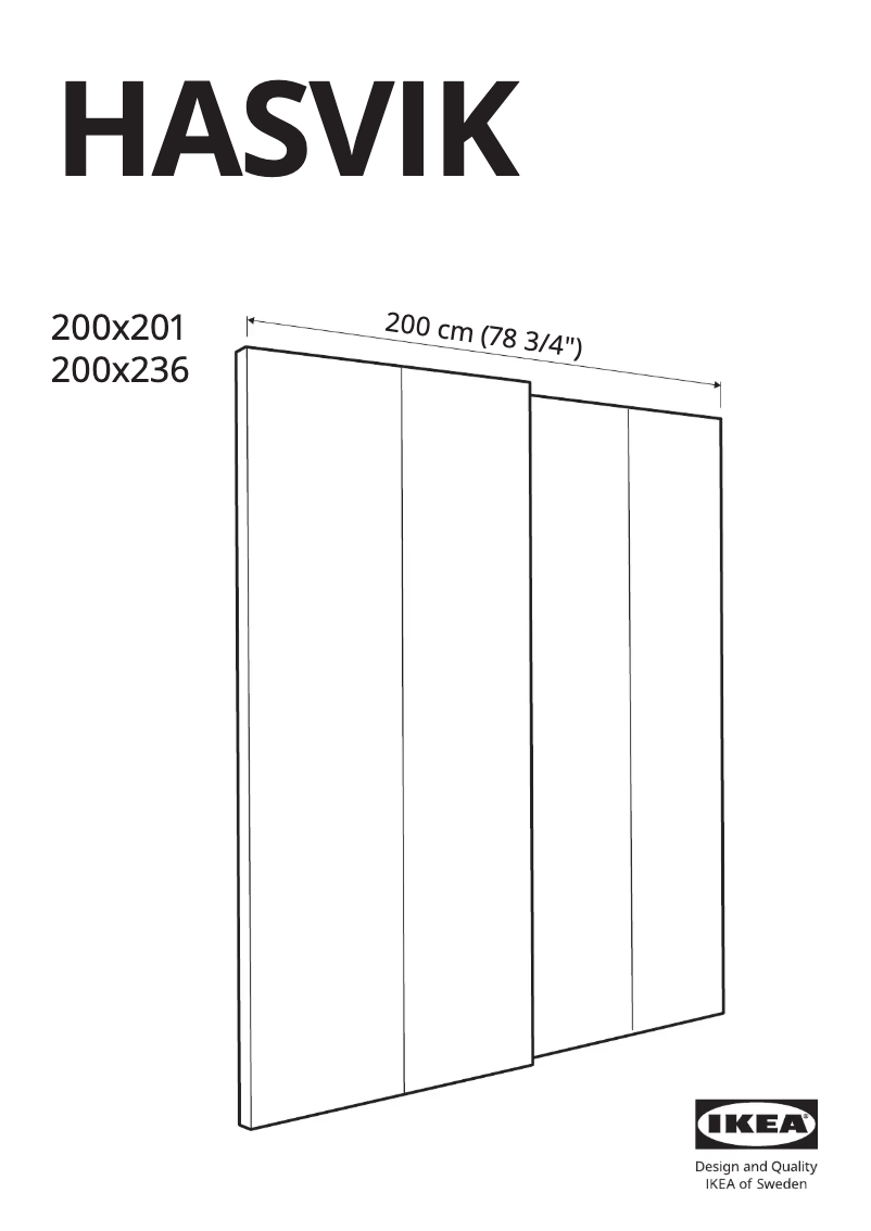 First page image of the manual for HASVIK 705.773.24