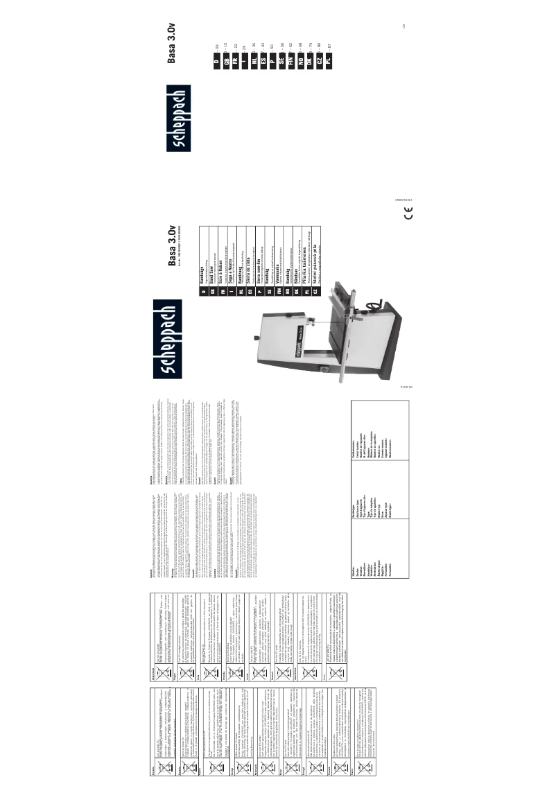 First page image of the manual for Basa 3.0v