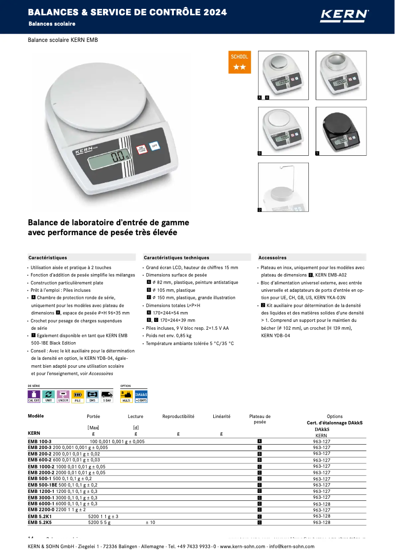 First page image of the manual for EMB 6000-1