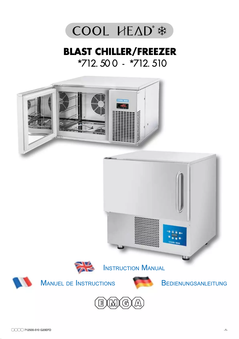 Page 1 of the manual User Manual Cool Head 712510