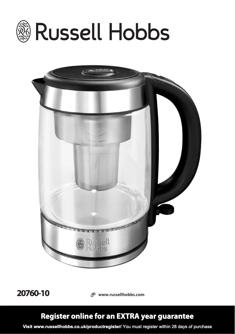 First page image of the manual for Brita 20760