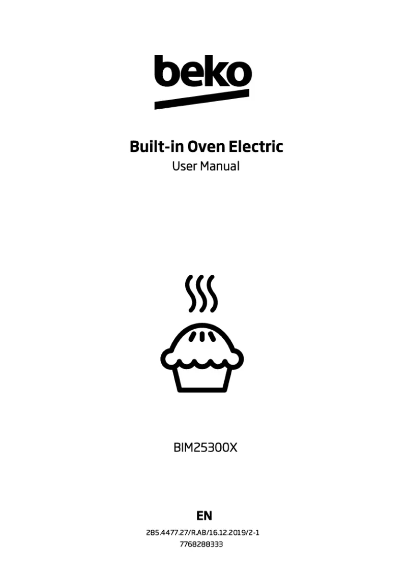 Page 1 of the manual User Manual Beko BIM25300X
