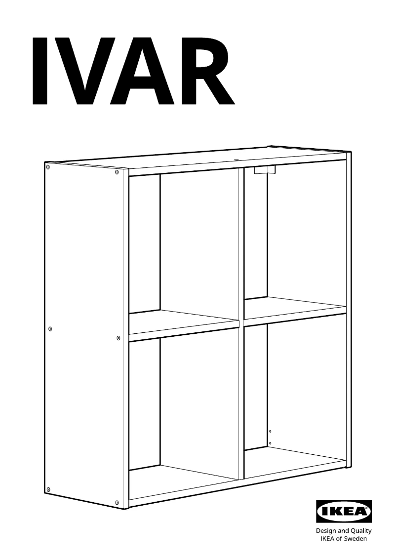 First page image of the manual for IVAR 805.223.31