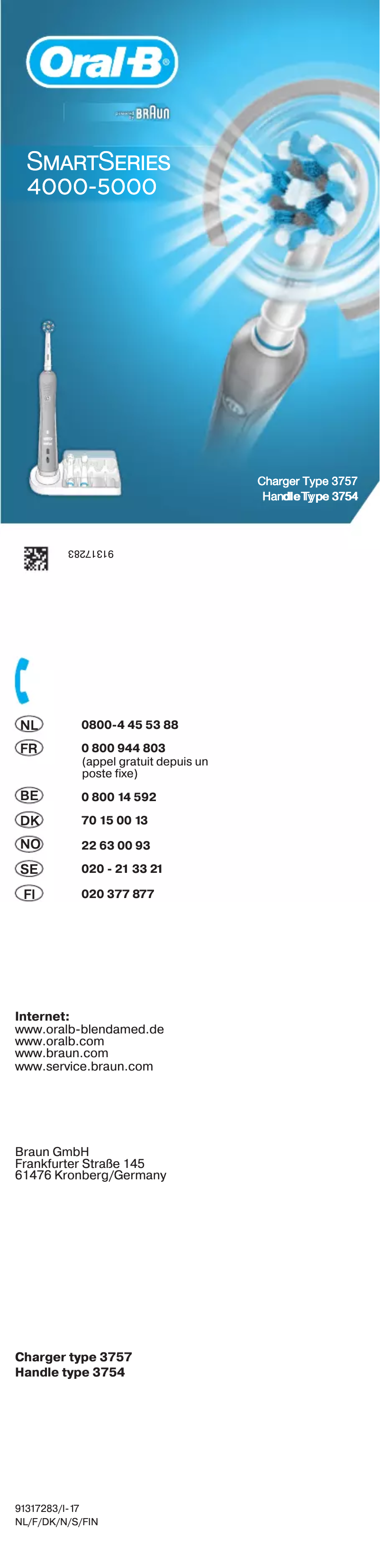Page 1 of the manual User Manual Oral-B Smart 5 5000W