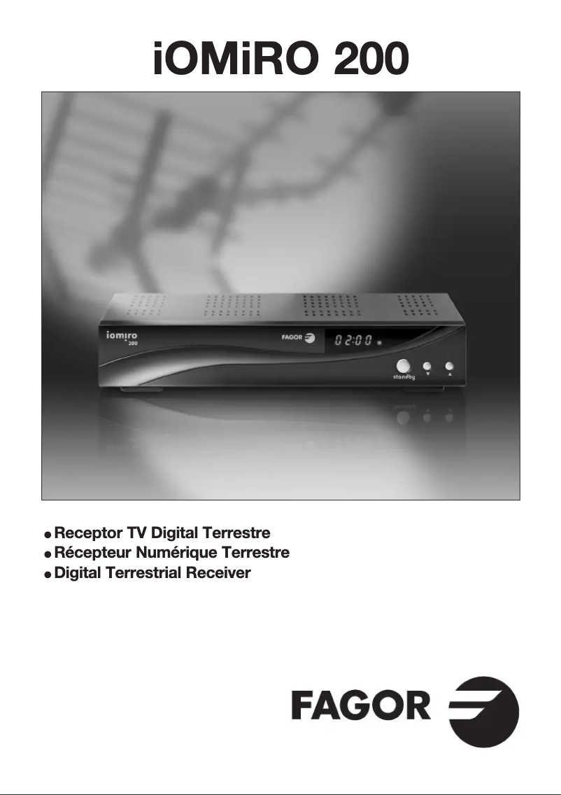 First page image of the manual for Iomiro 200