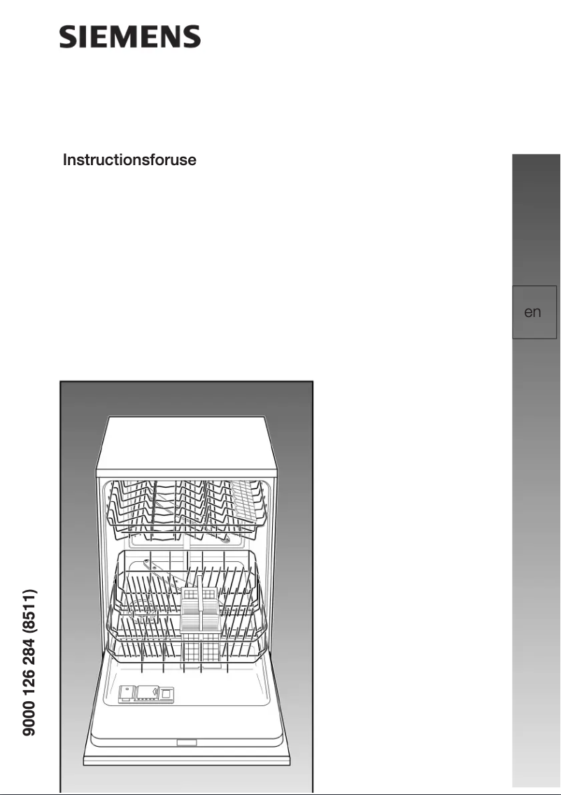 First page image of the manual for SE25M854EU