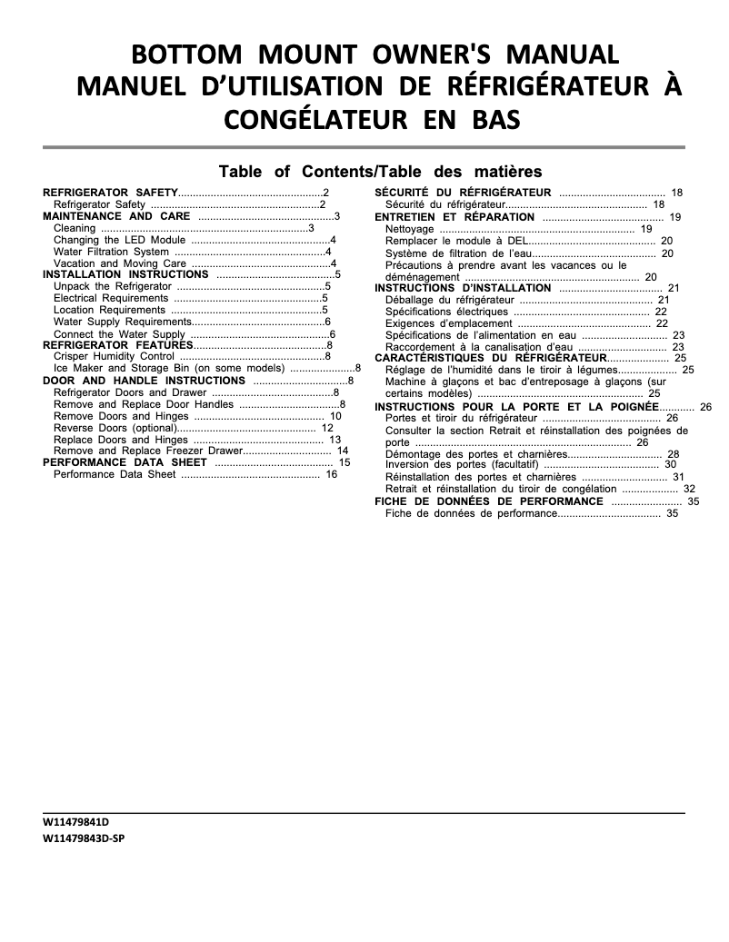 Page 1 of the manual User Manual Whirlpool EDR4RXD1