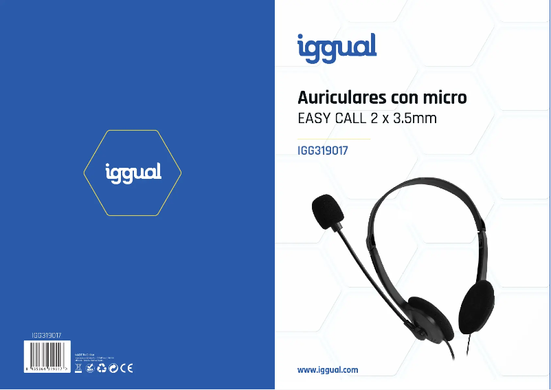 Page 1 of the manual User Manual iggual Easy Call