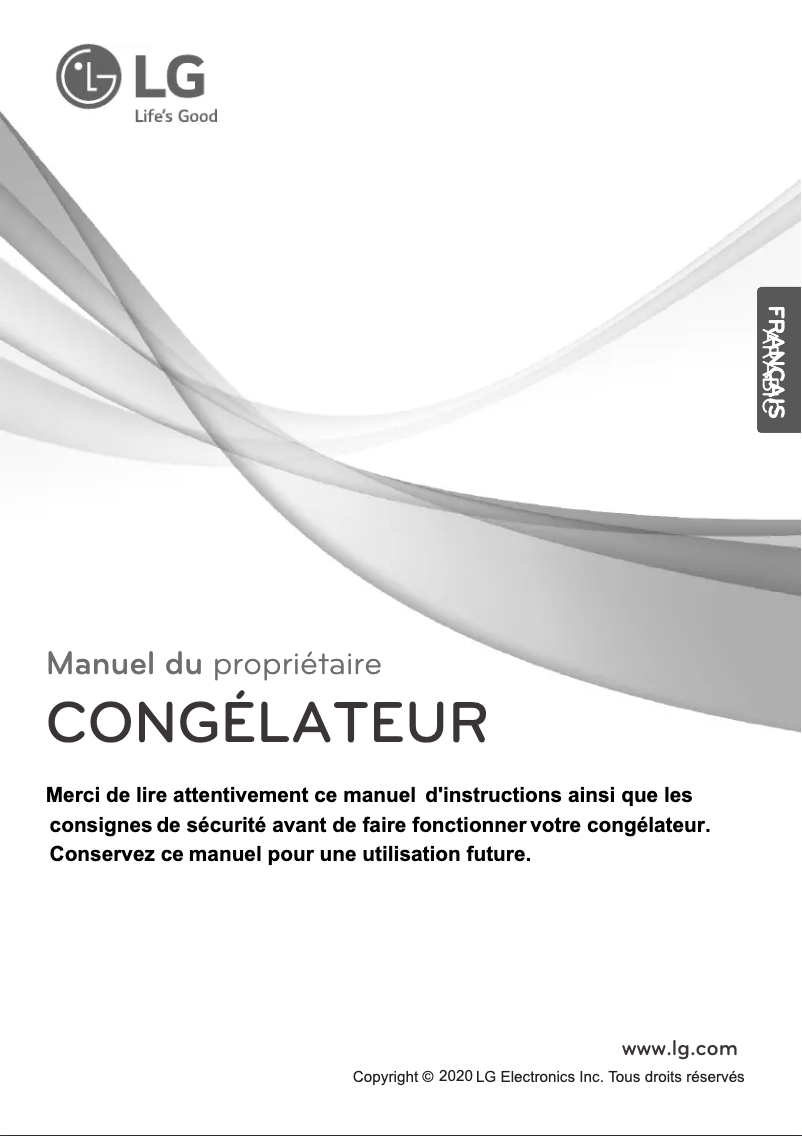 First page image of the manual for GR-304SL