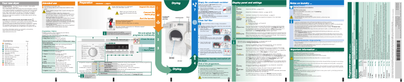 First page image of the manual for WT46W248DN