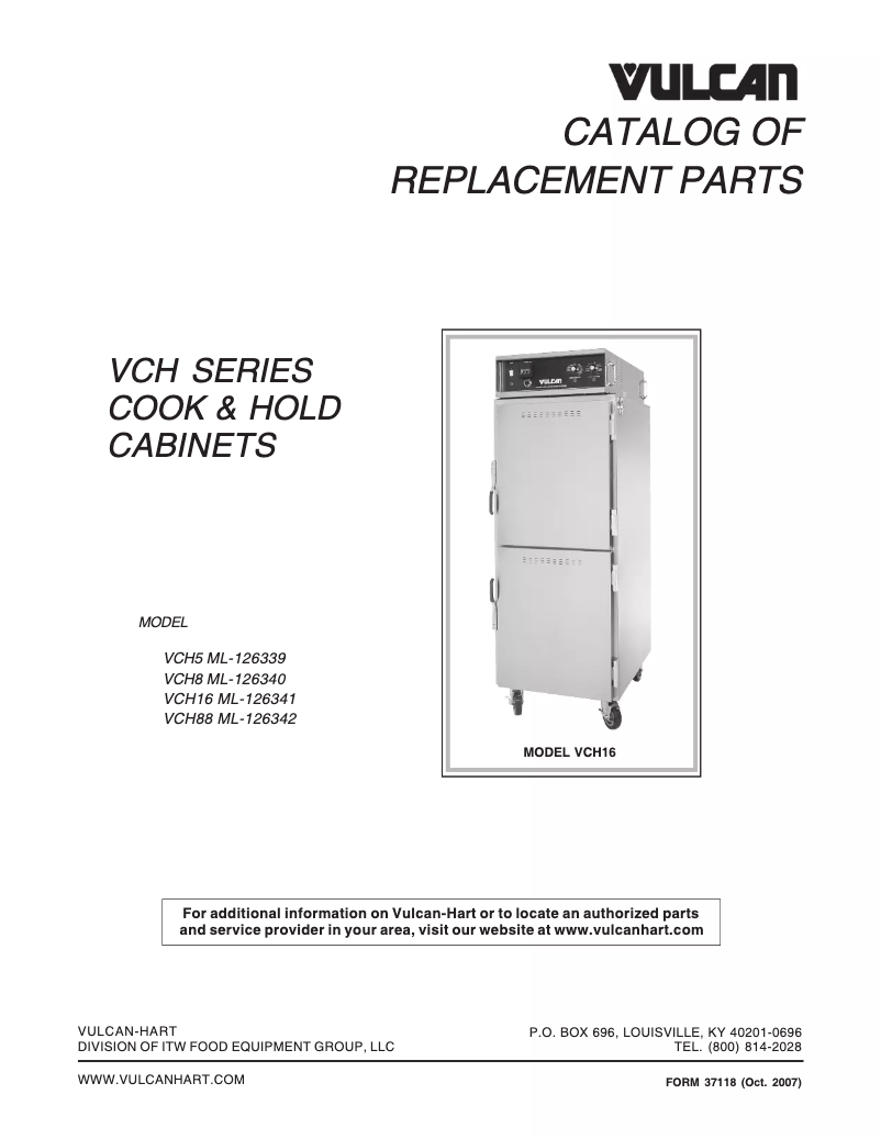 First page image of the manual for VCH5