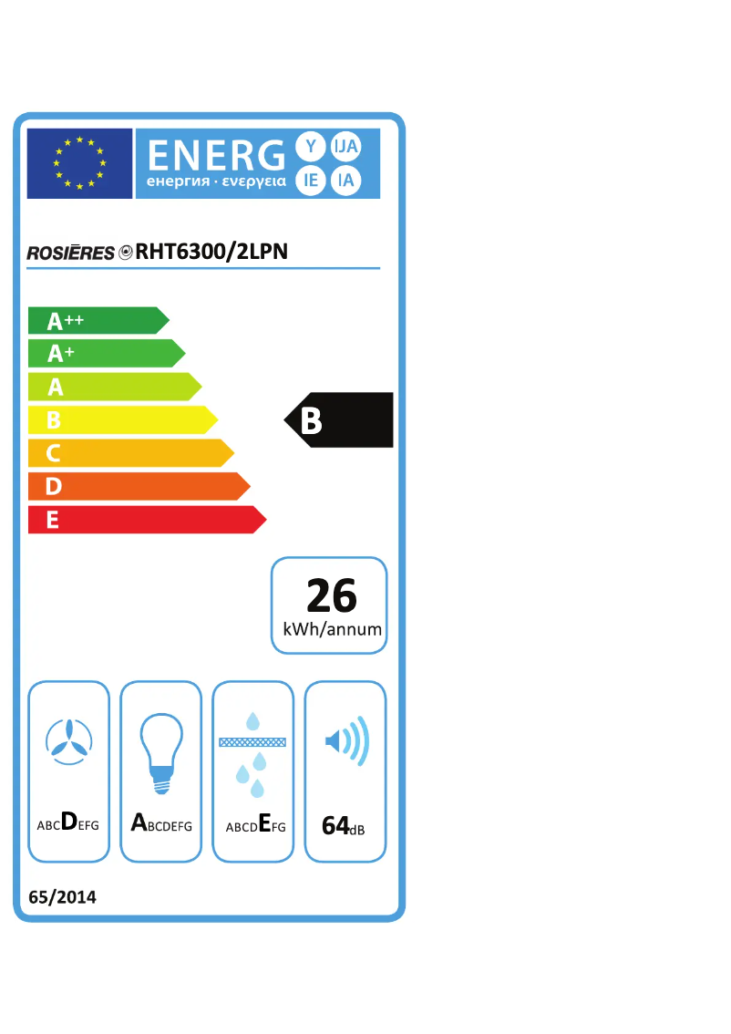 First page image of the manual for RHT6300LPN
