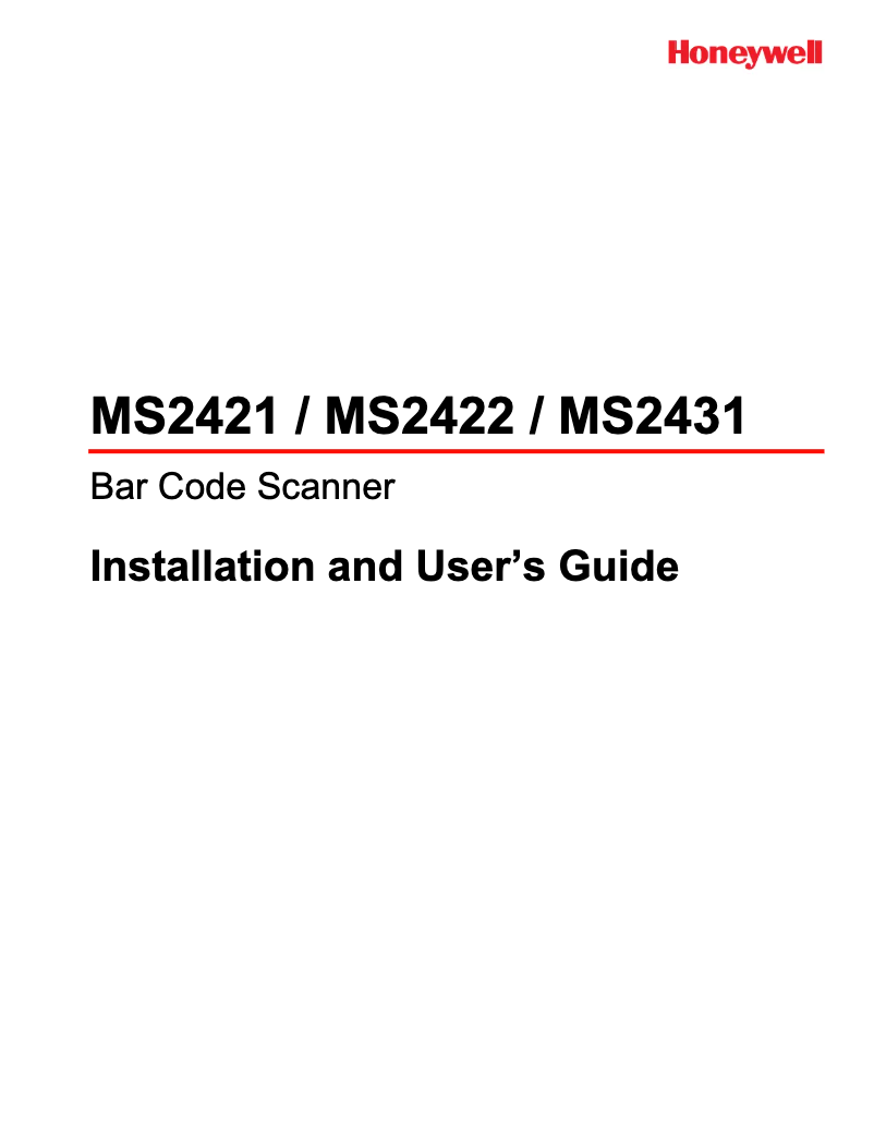First page image of the manual for Stratos MS2421