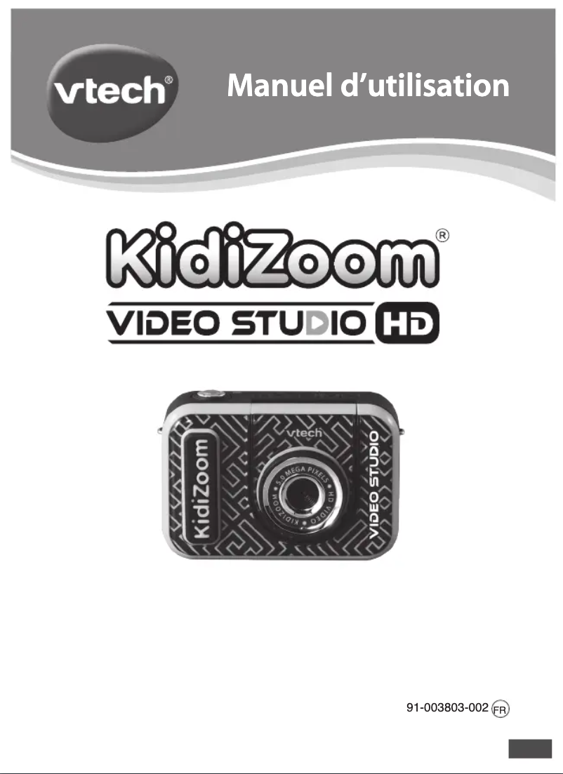 Image de la première page du manuel de l'appareil Kidizoom Video Studio HD