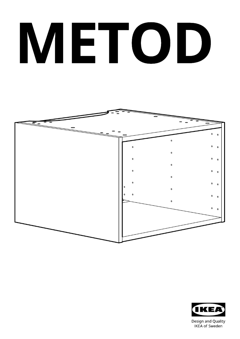 First page image of the manual for METOD 402.710.04