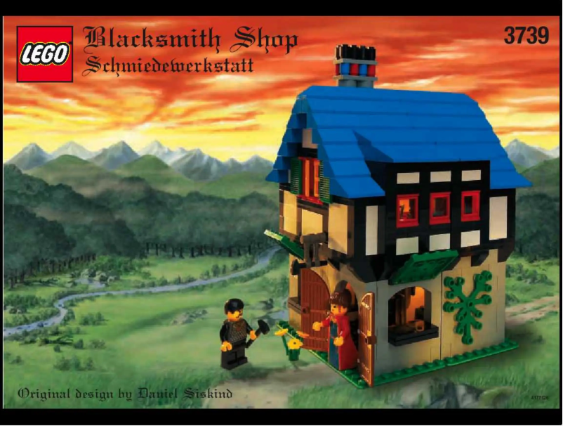 Page 1 of the manual User Manual Lego Blacksmith Shop