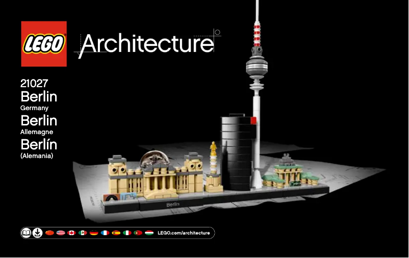 Page 1 of the manual User Manual Lego Architecture 21027