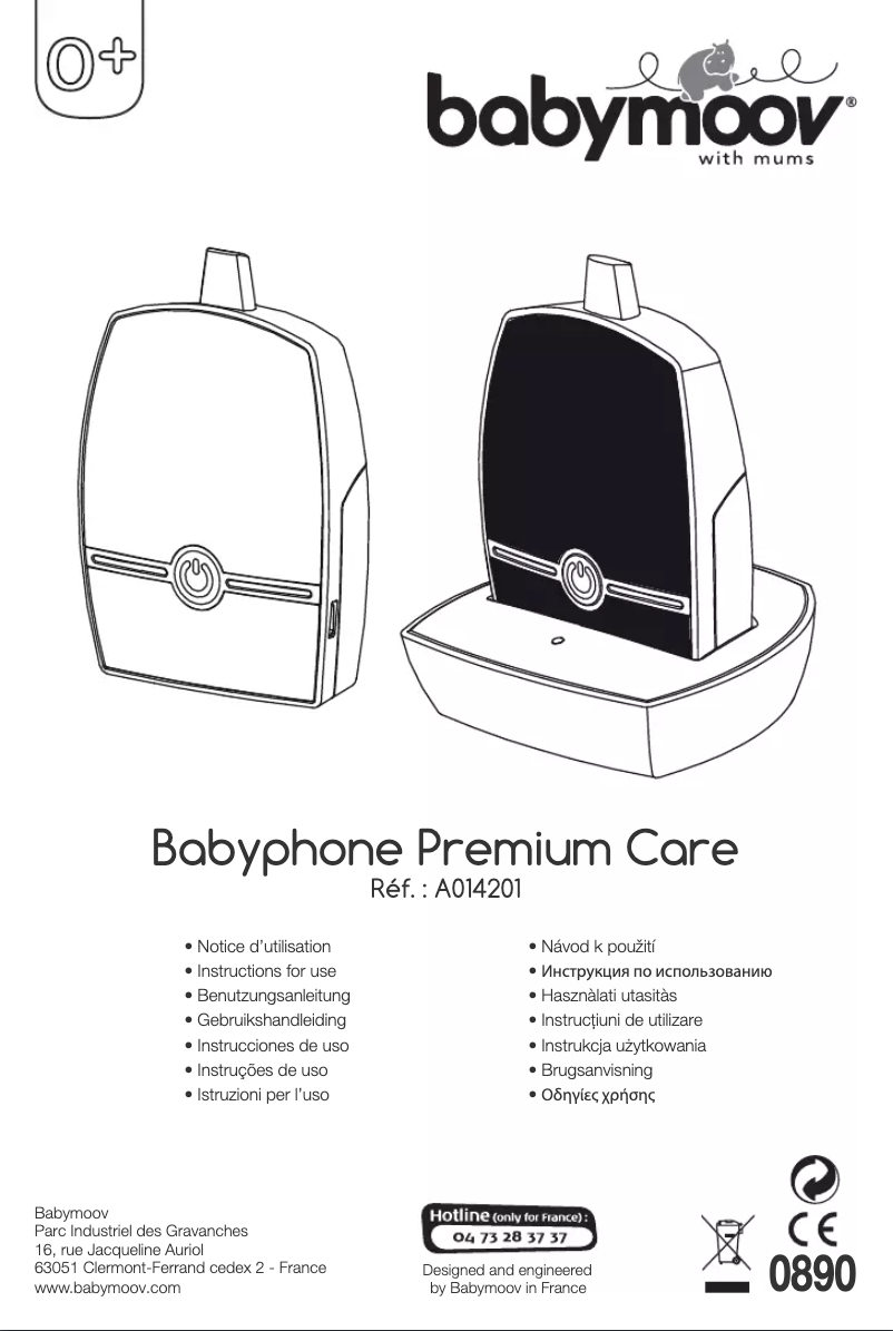 Page 1 of the manual User Manual Babymoov Premium Care A014201
