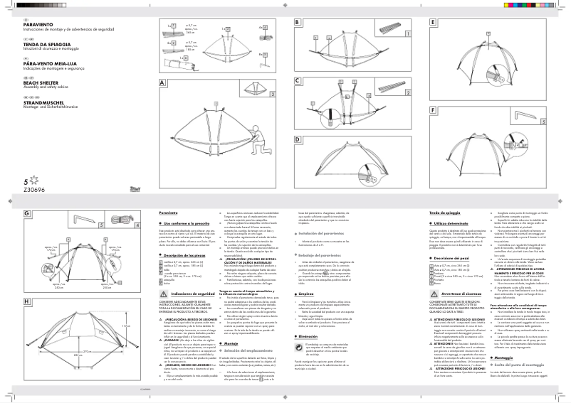 Page 1 of the manual User Manual Crivit IAN 070639