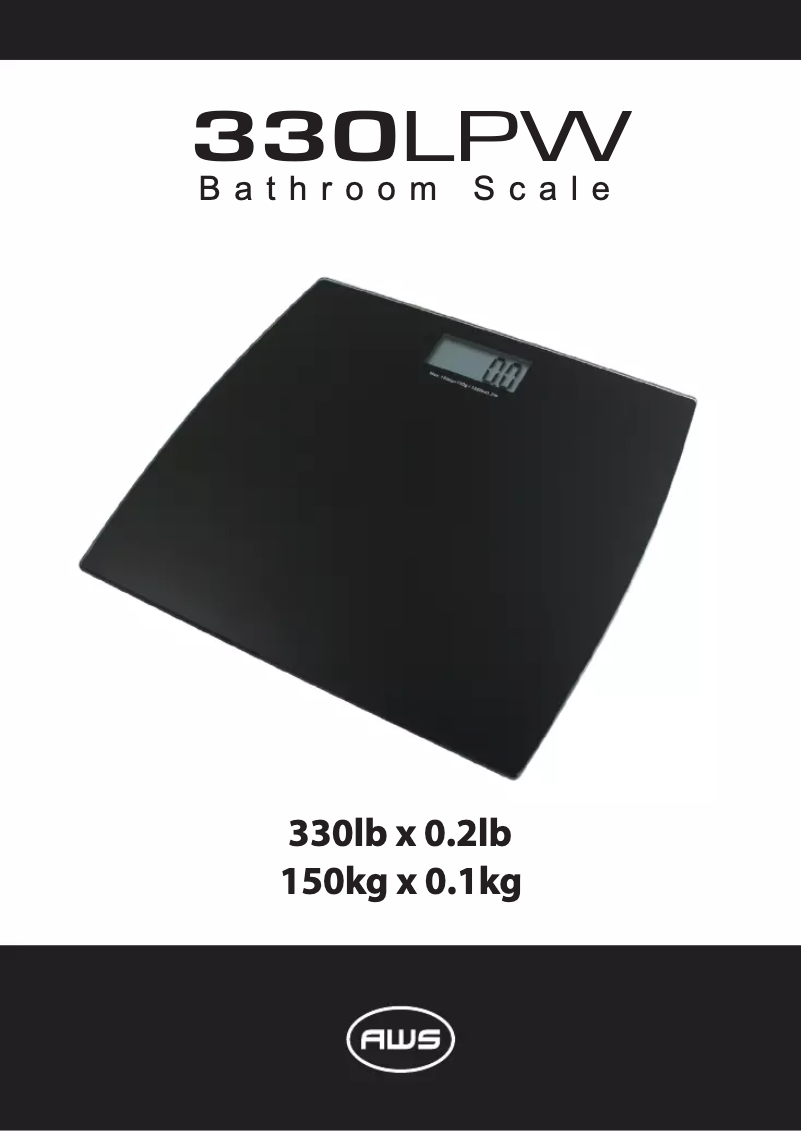 First page image of the manual for 330LPW