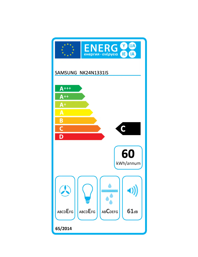First page image of the manual for NK24N1331IS
