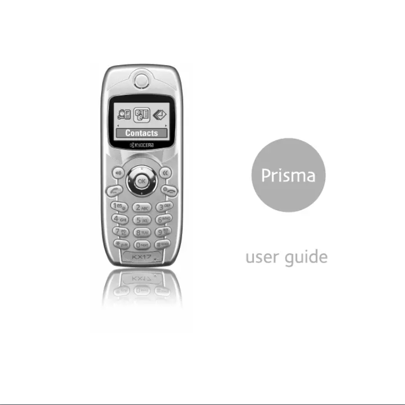 First page image of the manual for Prisma