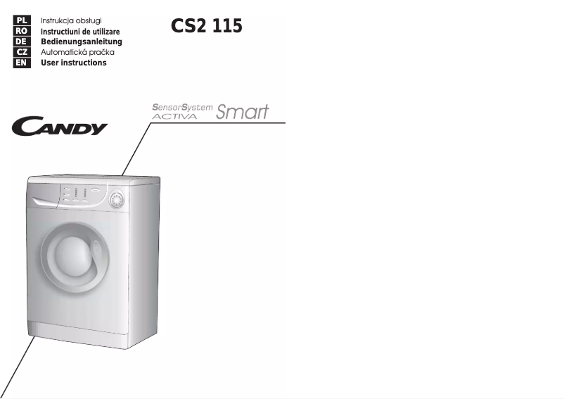 First page image of the manual for CS2 115
