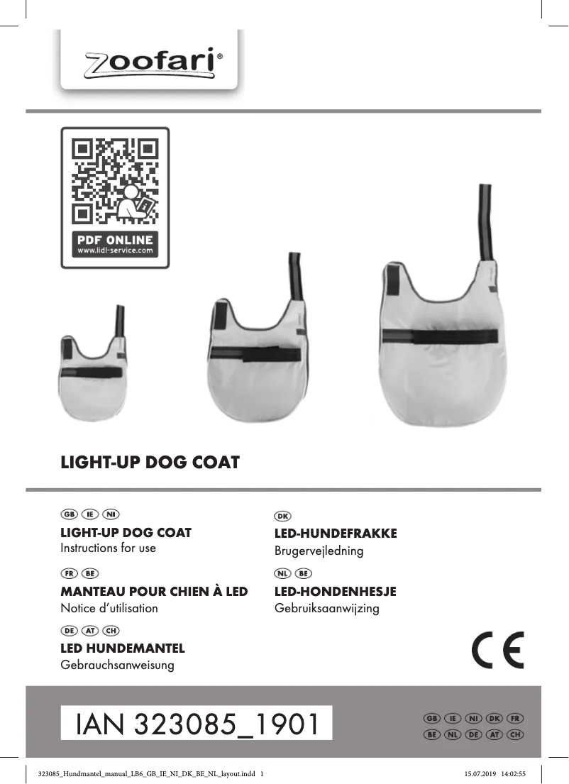 First page image of the manual for IAN 323085