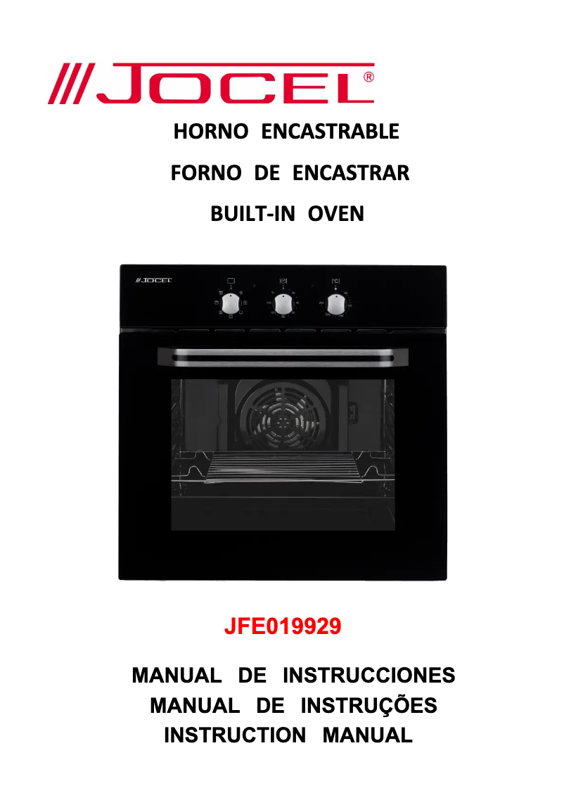 Image de la première page du manuel de l'appareil JFE019929