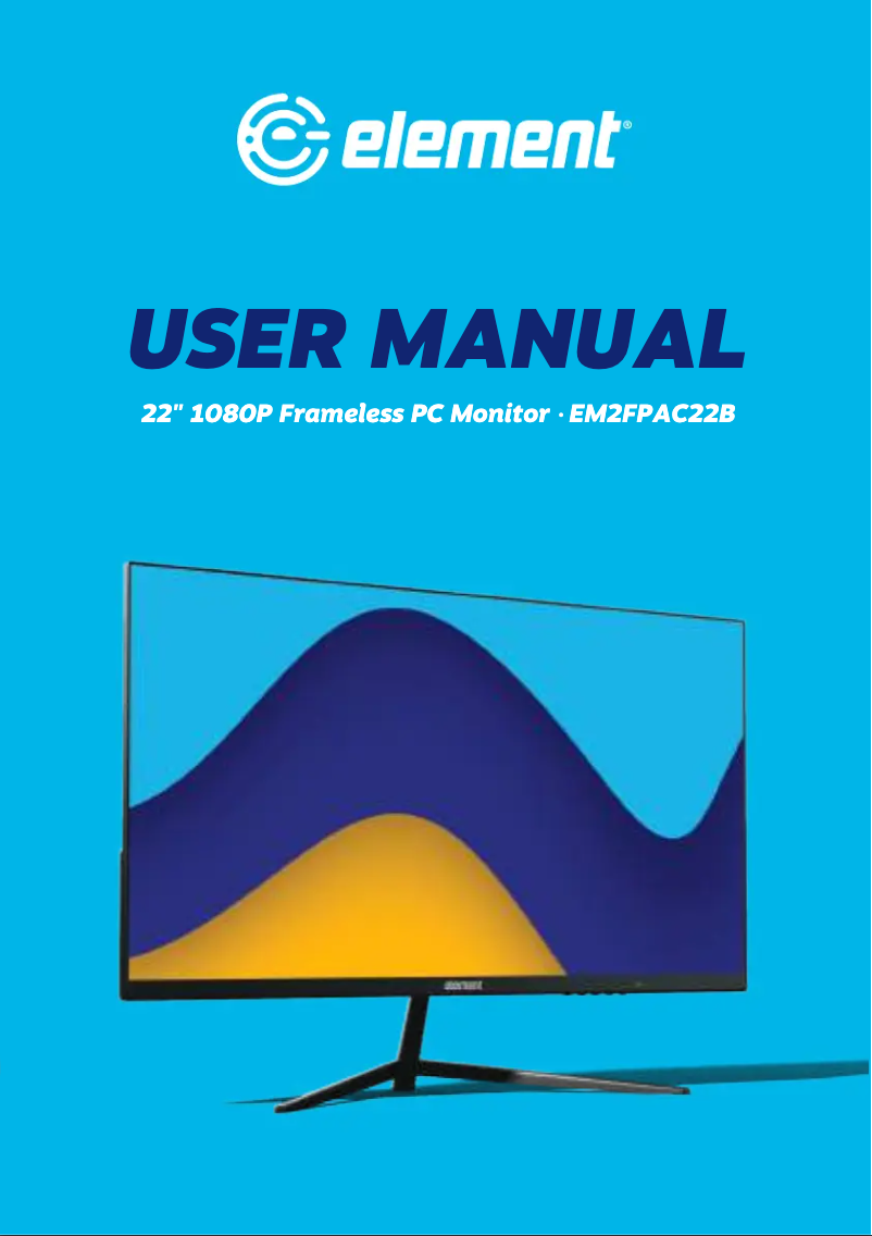 Page 1 of the manual User Manual Element EM2FPAC22B