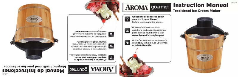 Page 1 of the manual User Manual Aroma AIC-204