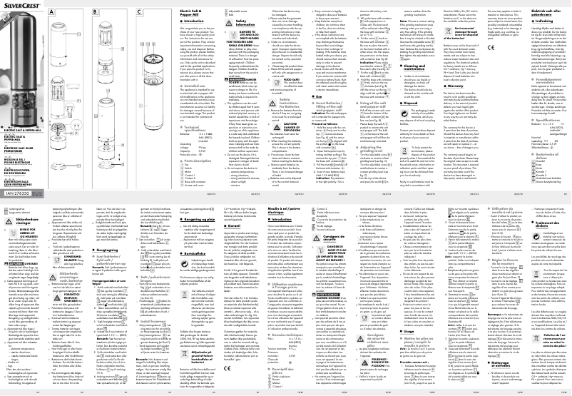 Page 1 of the manual User Manual SilverCrest IAN 276330