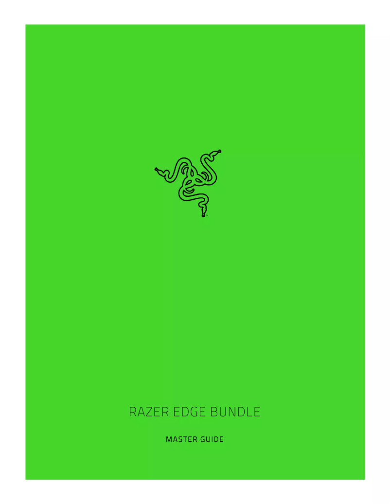 First page image of the manual for Edge