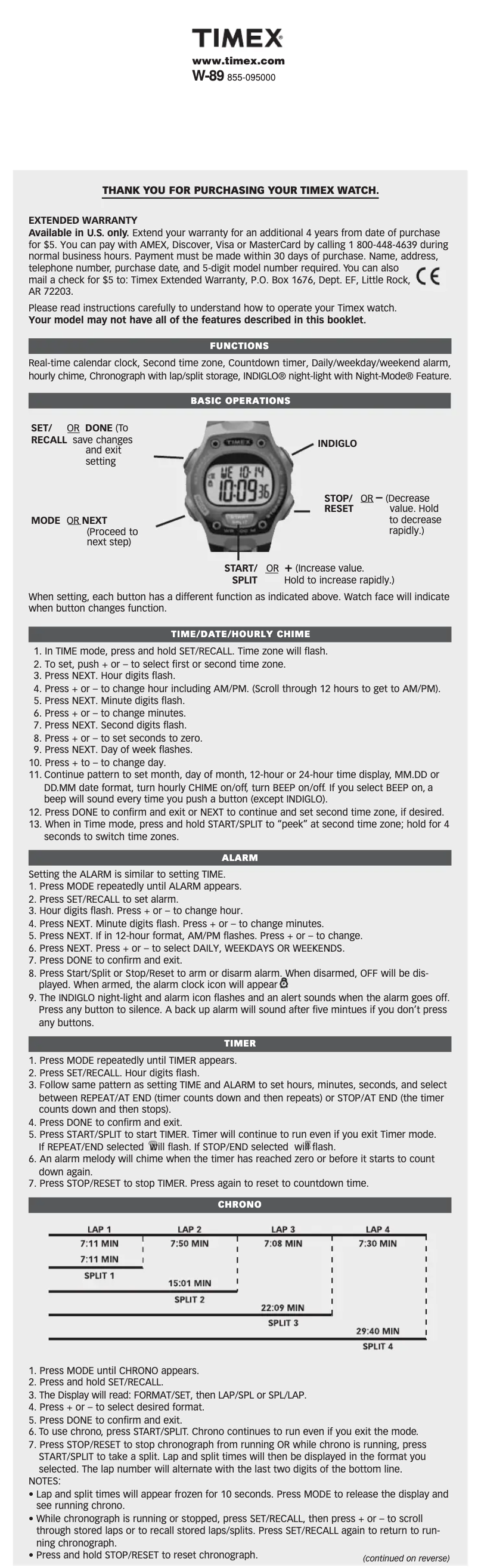 First page image of the manual for T5K602