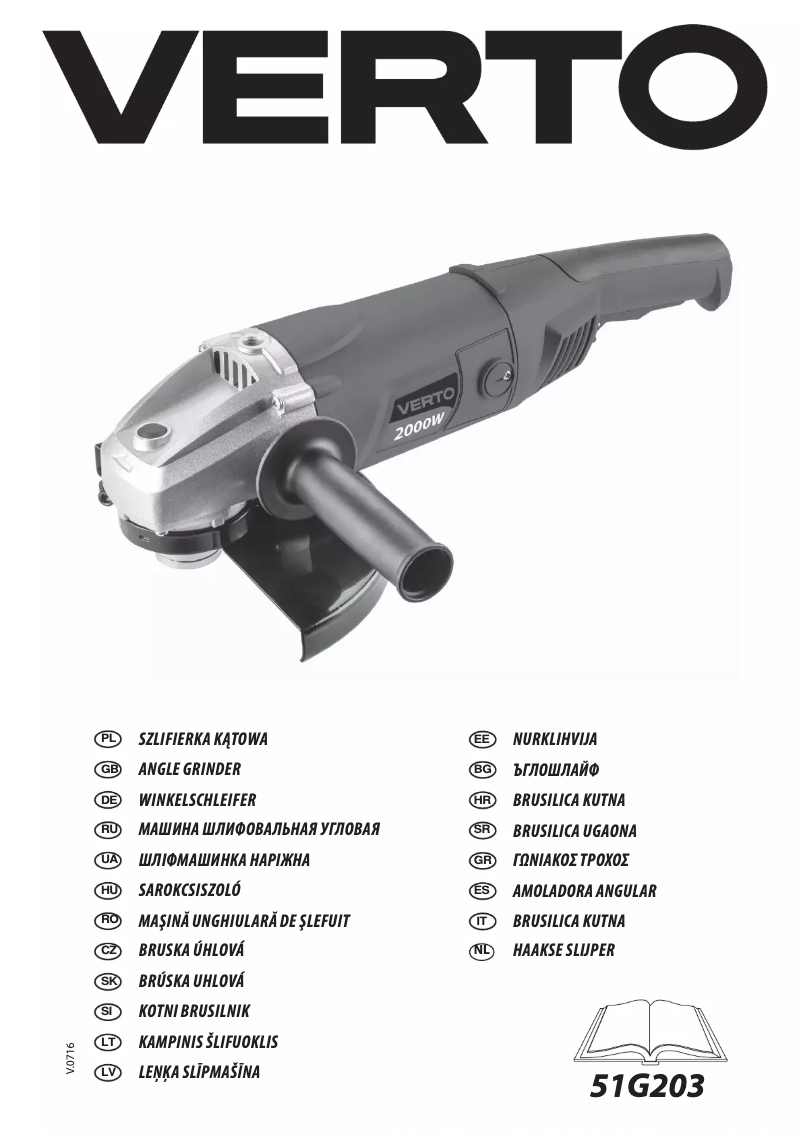 Page 1 of the manual User Manual Verto 51G203