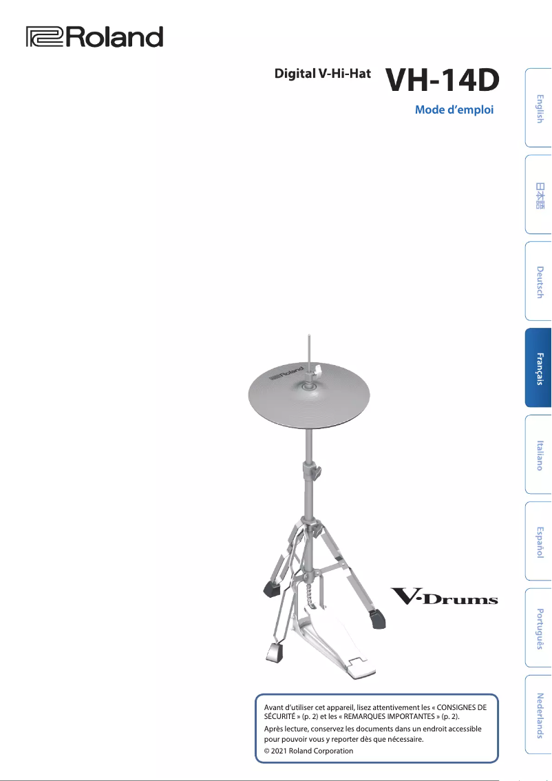 First page image of the manual for VH-14D