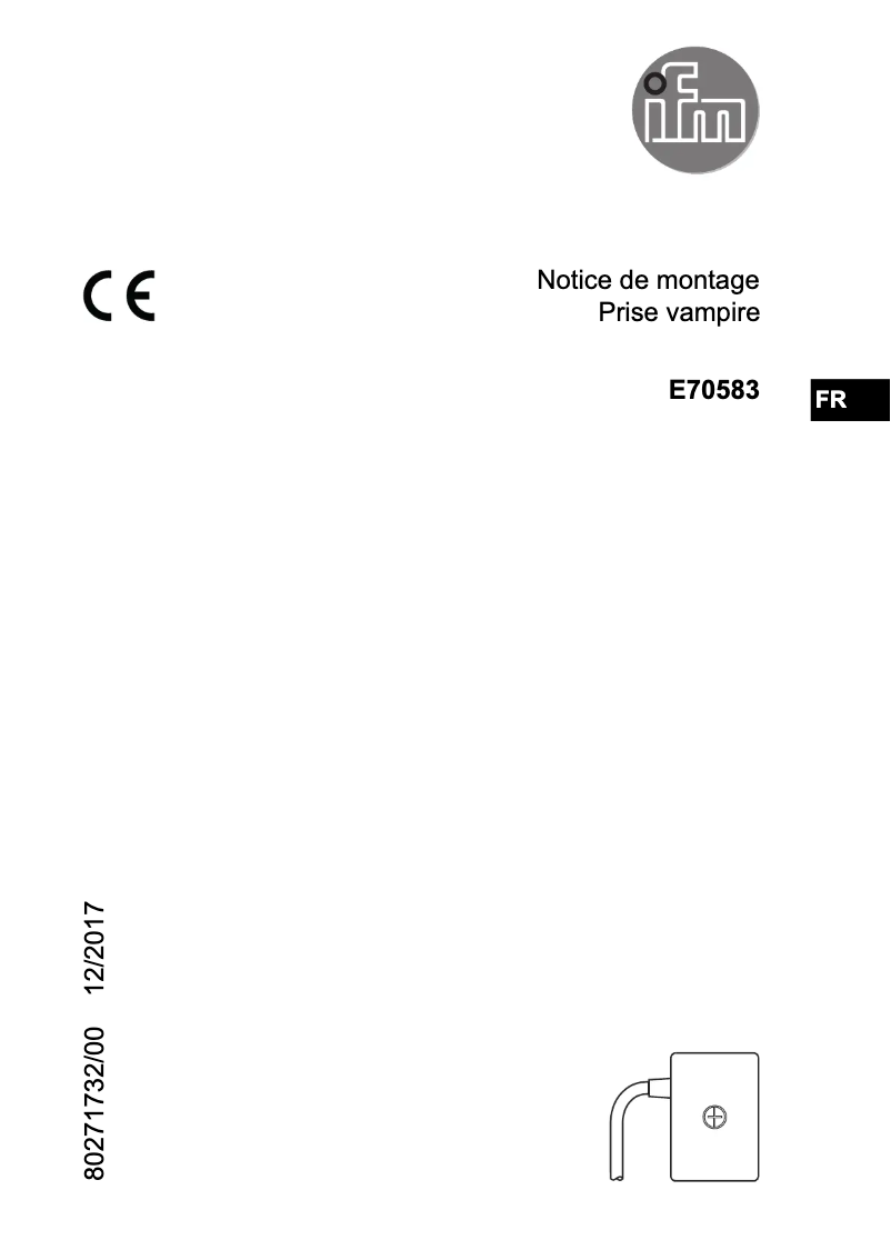 First page image of the manual for E70583