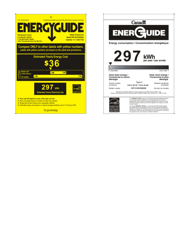 First page image of the manual for DFF101B1BSSDB