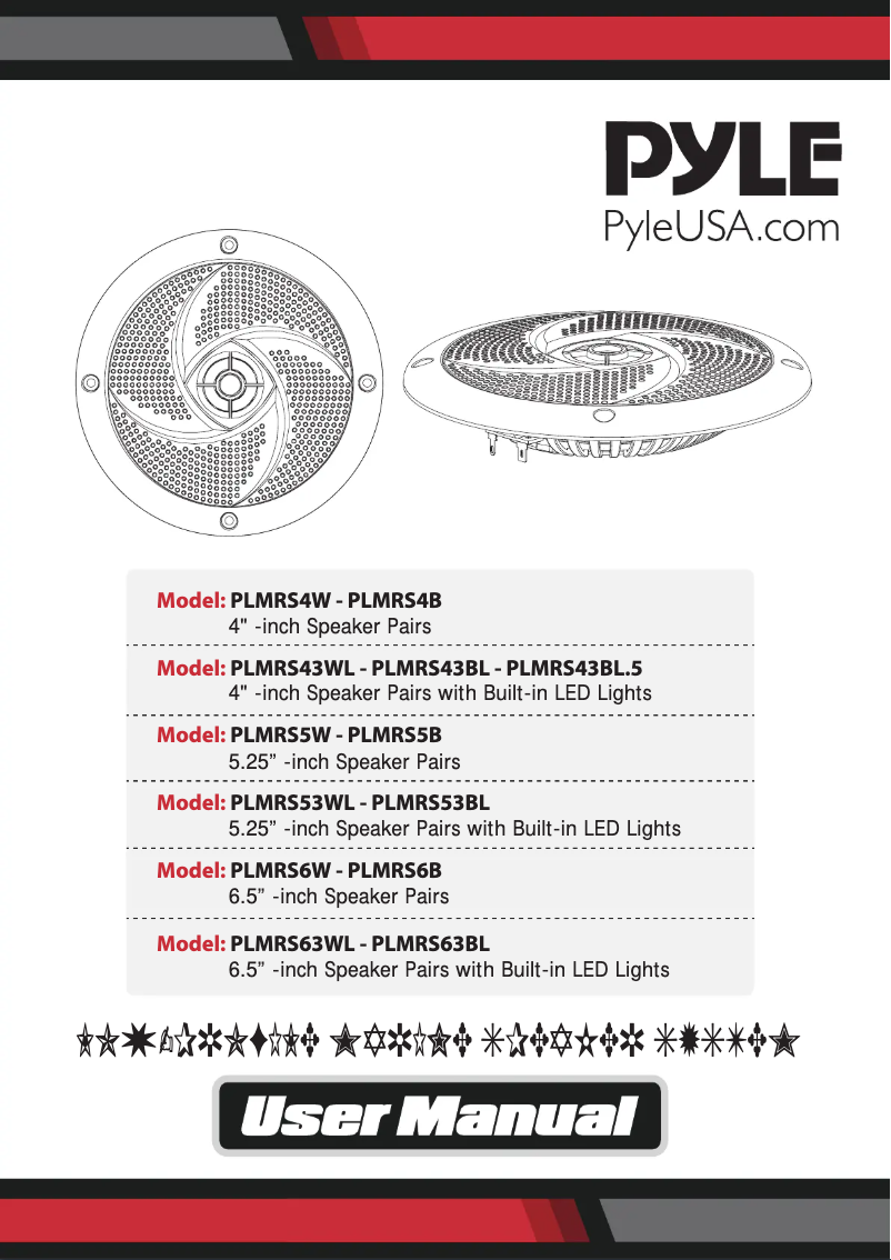 First page image of the manual for PLMRS43BL.5