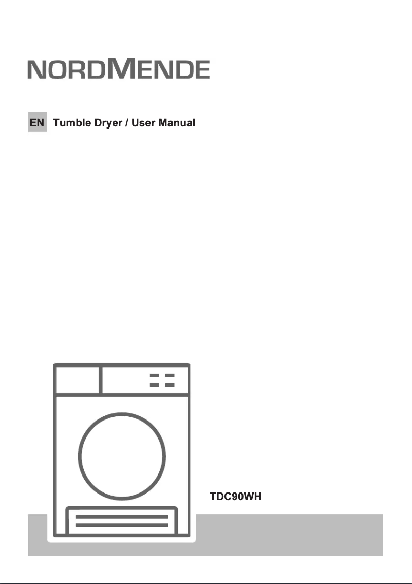 Page 1 of the manual User Manual Nordmende TDC90WH