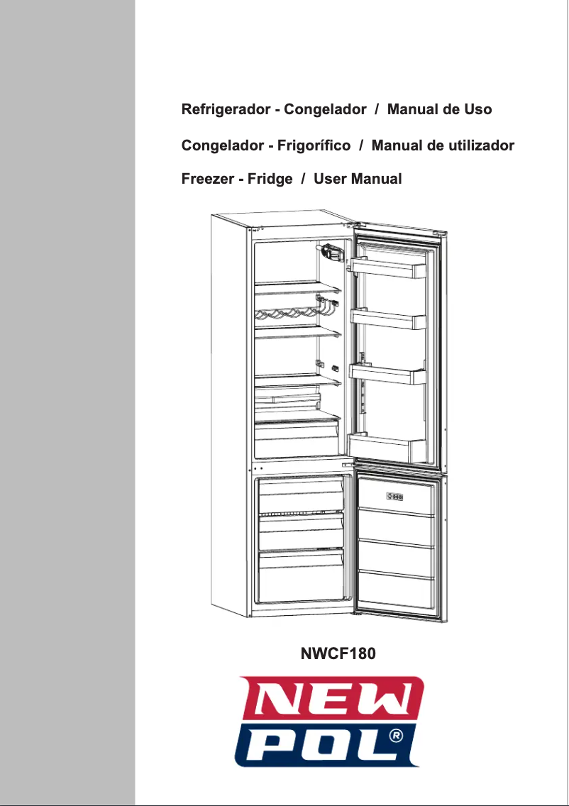 Page 1 of the manual User Manual New Pol NWCF180