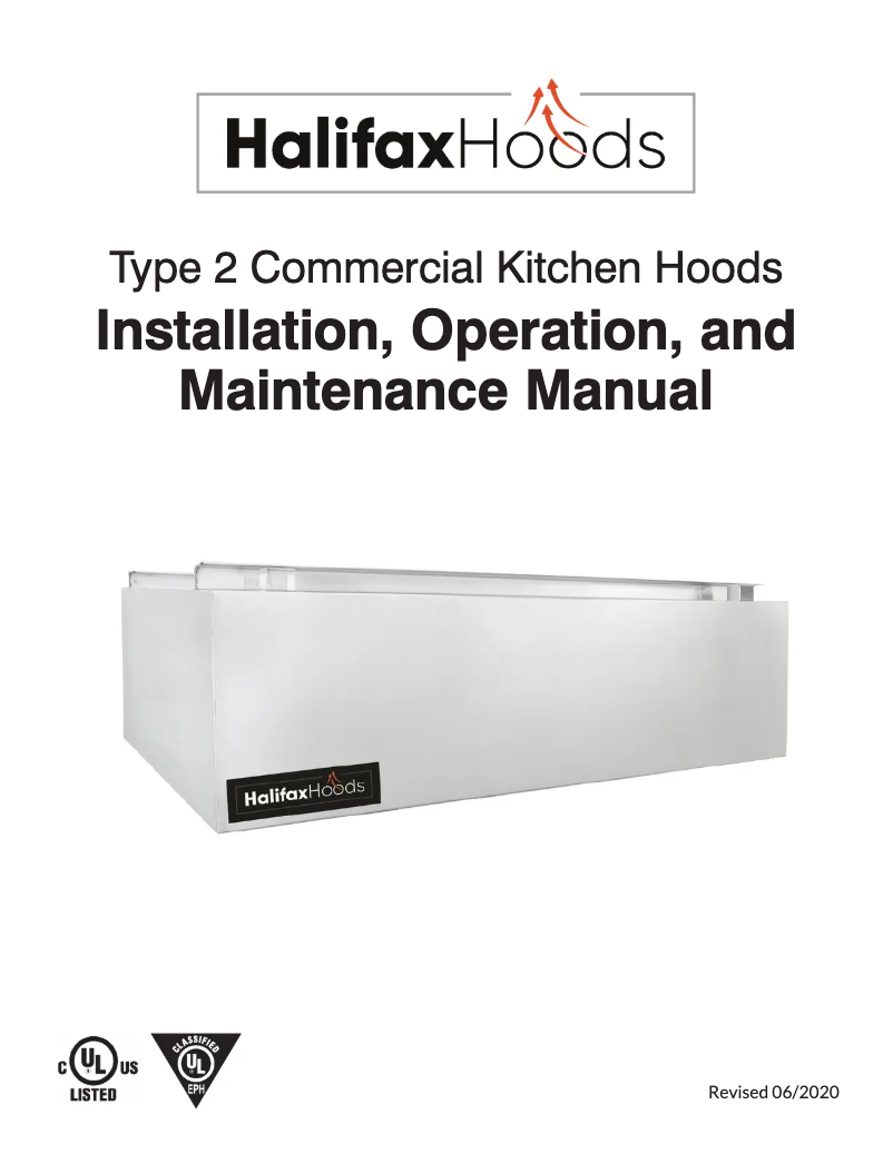 Page 1 of the manual User Manual Halifax HRHP448