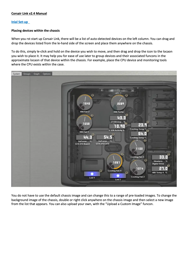 Page 1 of the manual User Manual Corsair AX1200i