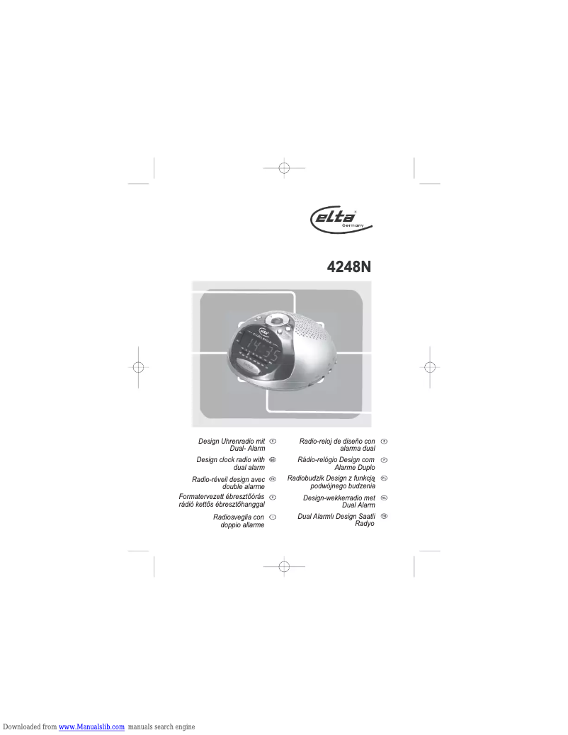 Page 1 of the manual User Manual Elta 4248N