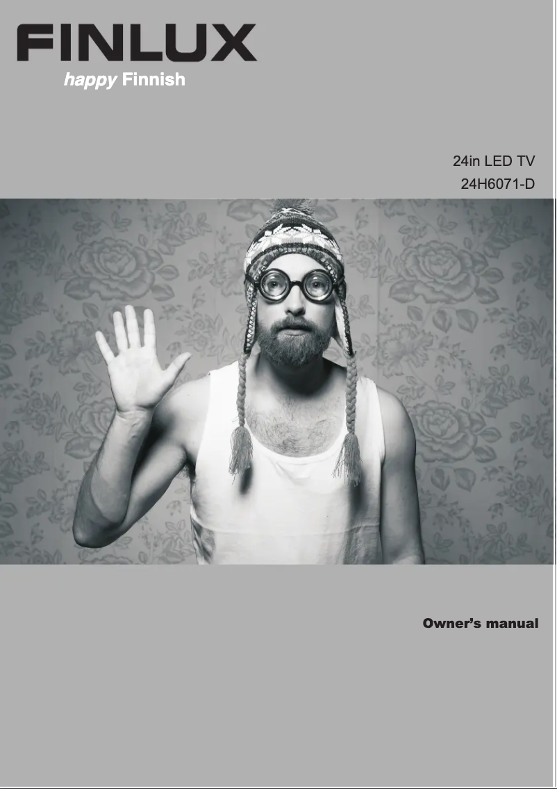 Page 1 of the manual User Manual Finlux 24H6071-D