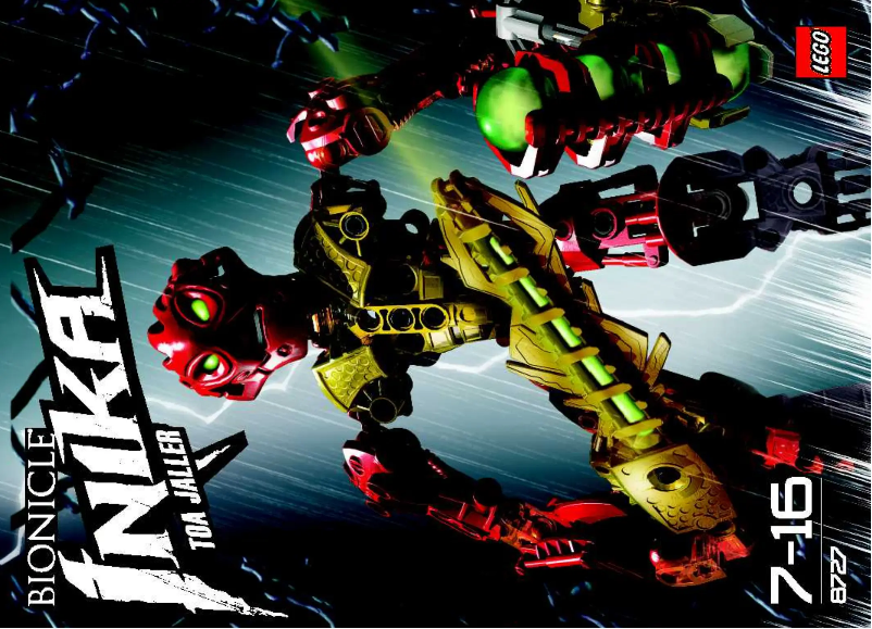 First page image of the manual for Bionicle 8727